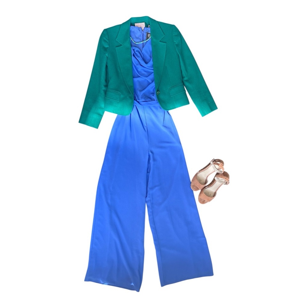 Vince Camuto Royal Blue Jumpsuit